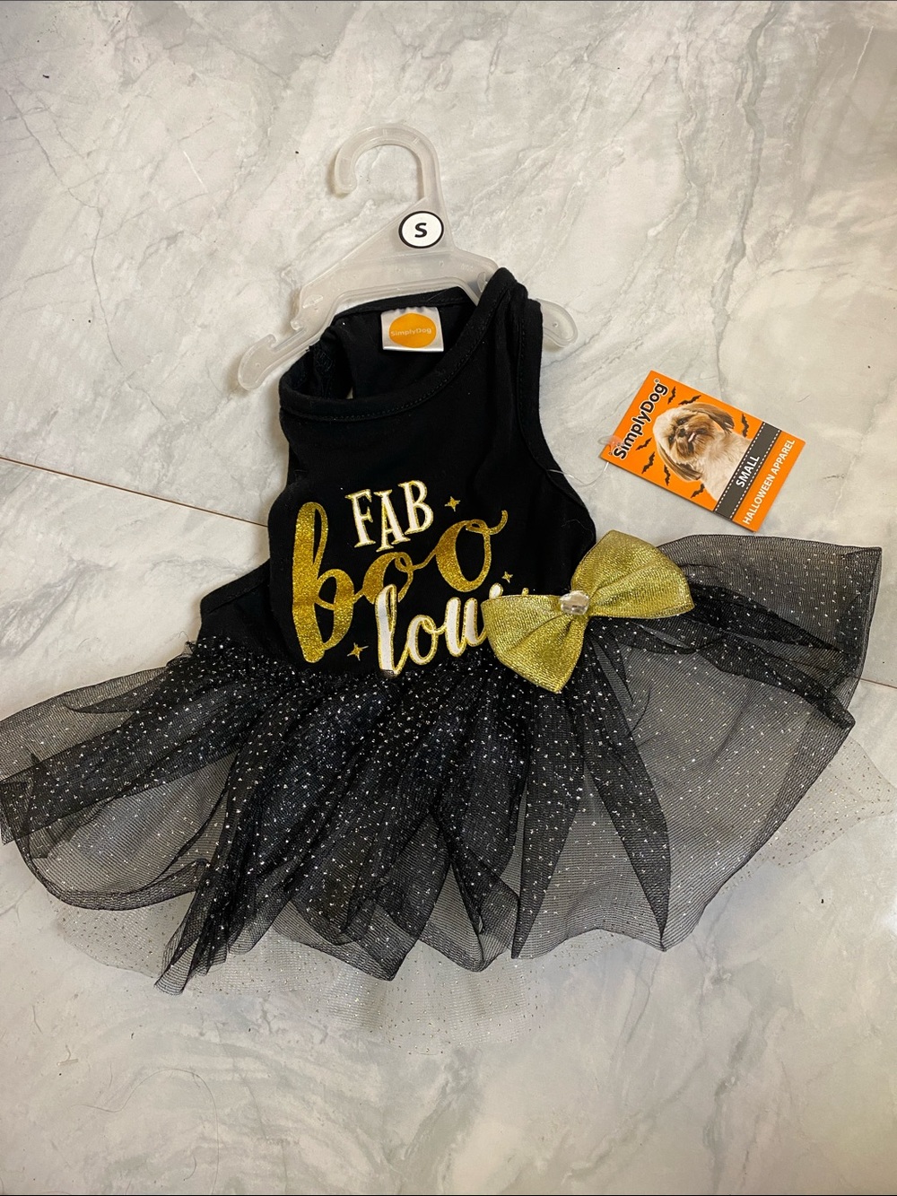 Simply Wag “ Fab Boo Lous”Halloween Puppy / Dog Costume Small